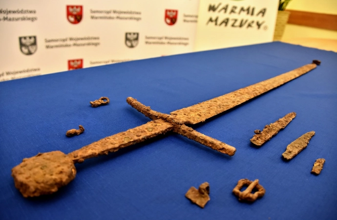 Pasjonat archeologii znalazł niedaleko Olsztyna miecz, który mógł mieć związek z Bitwą pod Grunwaldem.