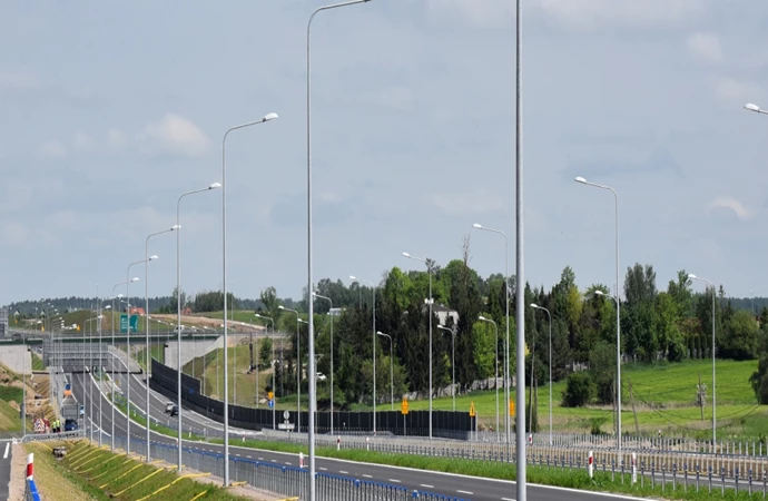 Drogowcy oddali do użytku węzeł Pieczewo na południowej obwodnicy Olsztyna.