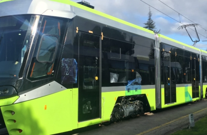 {Pierwszy turecki tramwaj dla Olsztyna jest już gotowy.}